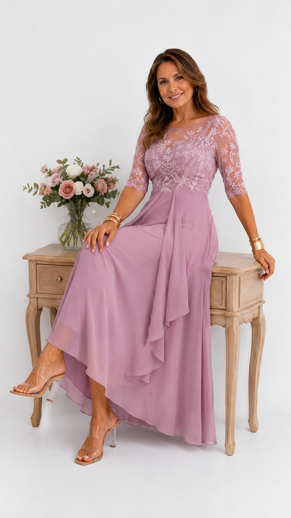 RHONDA | Elegant lace dress