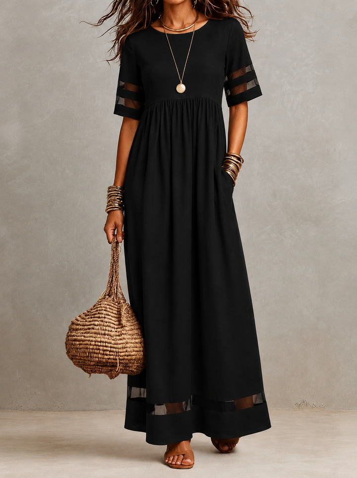 Aubrey | Flattering Tummy-Smoothing Midi Dress.