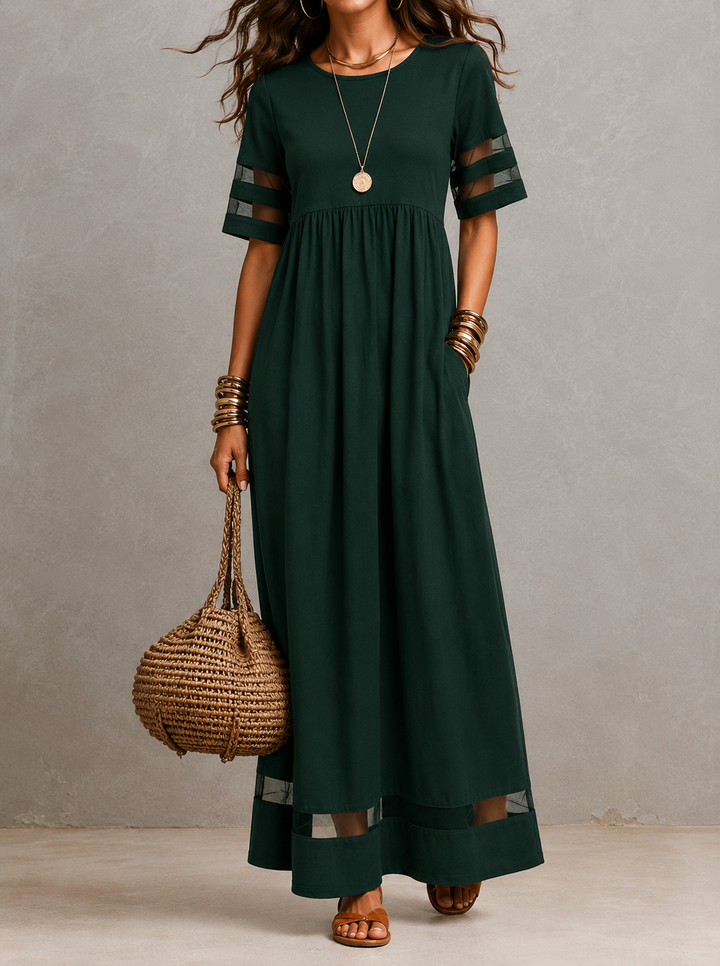 Aubrey | Flattering Tummy-Smoothing Midi Dress.