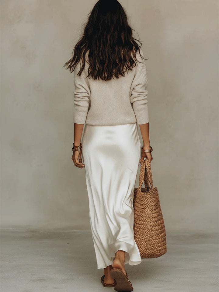 Isolde™ Knit & Satin Ensemble