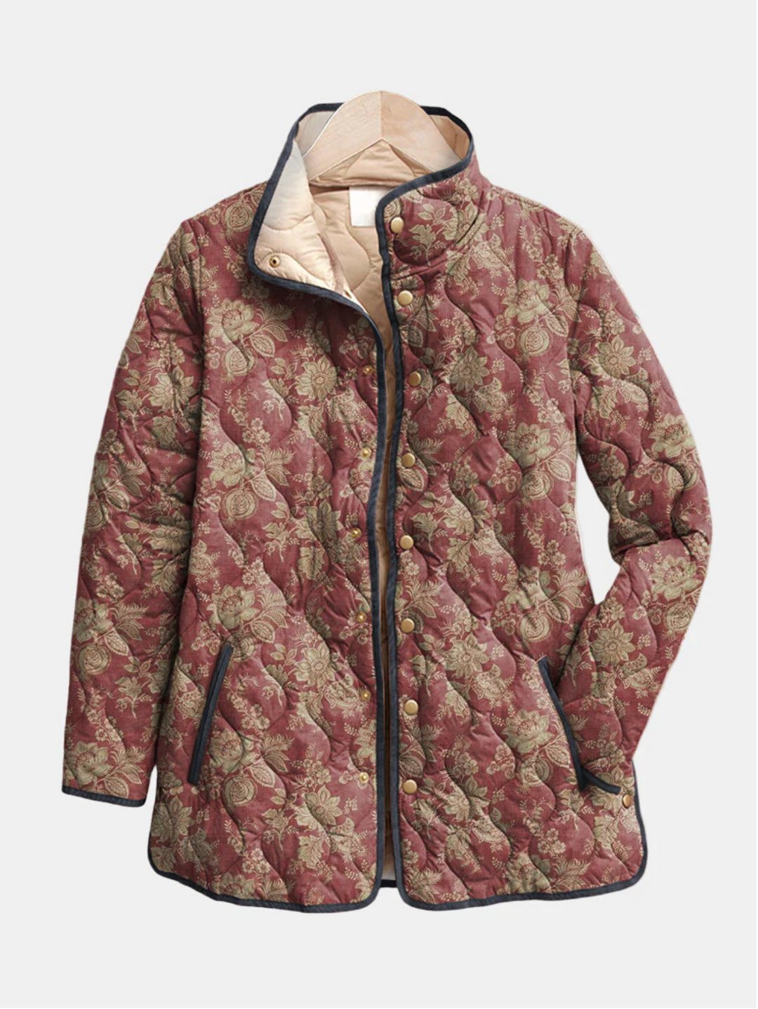 CORINNE | Retro Floral Print Jacket