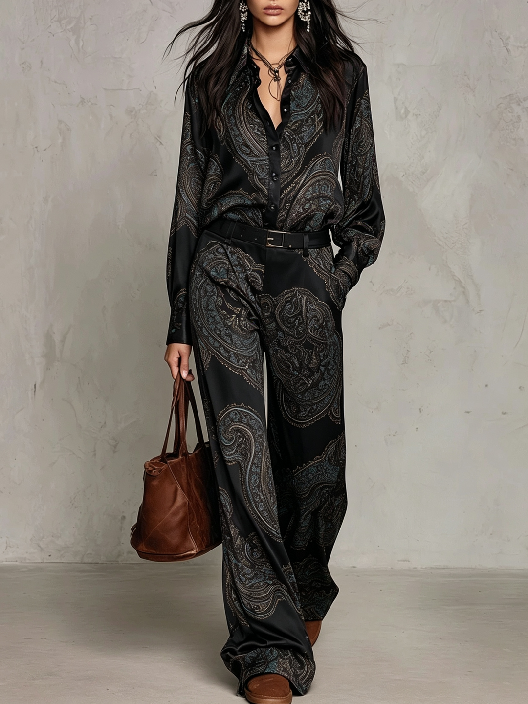 Satin 2 piece set