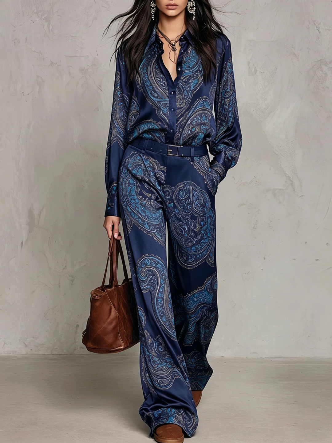 Satin 2 piece set
