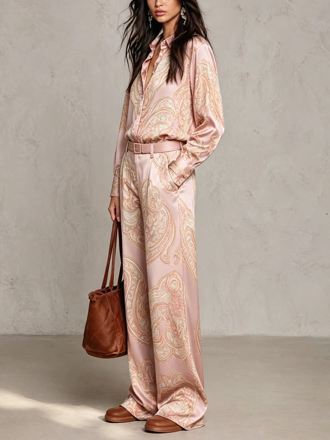 Satin 2 piece set