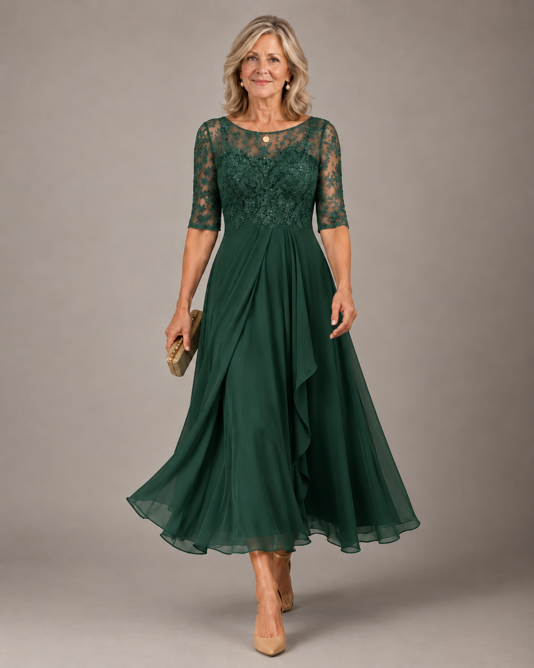 ROSE – THE LACE MIDI DRESS THAT FLATTERS YOUR SILHOUETTE